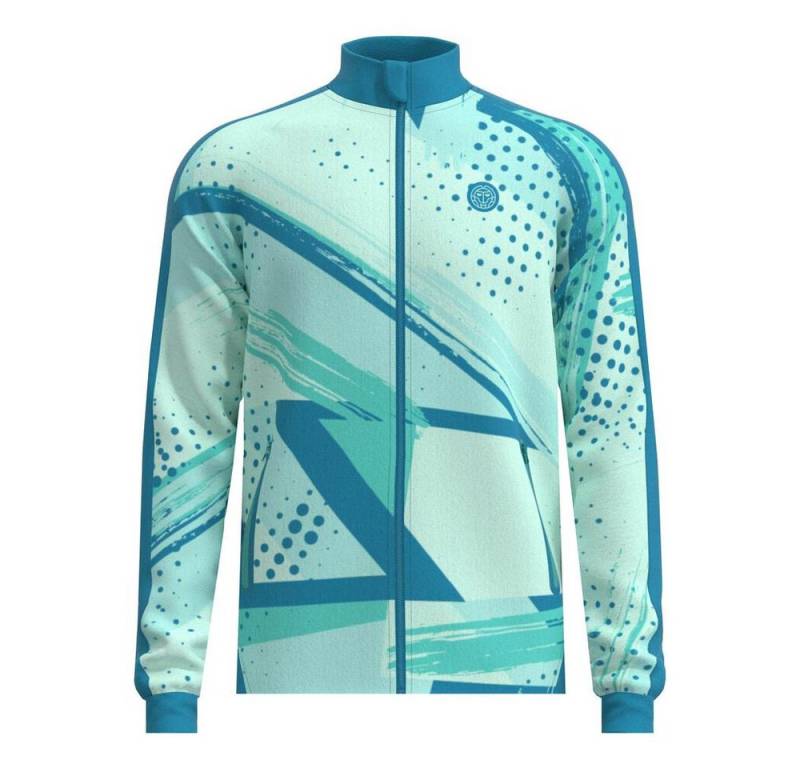 BIDI BADU Trainingsjacke Good Vibes Printed Jacket - petrol/ mint von BIDI BADU