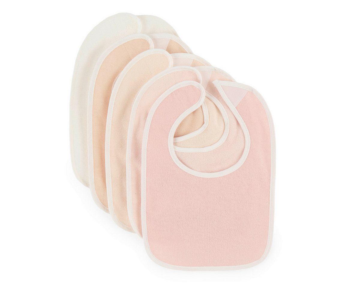 BIECO Lätzchen 5er Pack Baby Lätzchen mit Klettverschluss von BIECO
