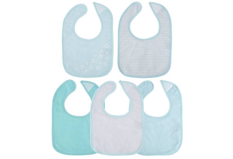 BIECO Lätzchen Bieco Baby Lätzchen 5er Pack Wasserdicht Schlabberlatz Sabberlätzchen von BIECO