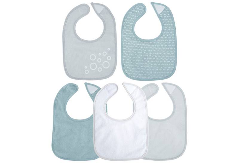 BIECO Lätzchen Bieco Baby Lätzchen 5er Pack Wasserdicht Schlabberlatz Sabberlätzchen von BIECO