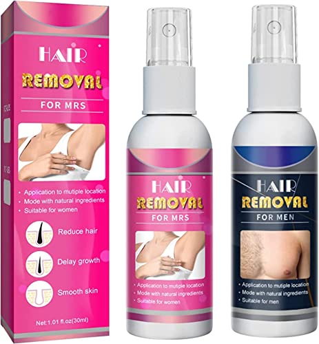Haarentfernungsspray Haarwachstumshemmerspray Natürliches semipermanentes Haarentfernungsspray Schmerzloser sanfter Haarentferner Männer Frauen für Arme Achseln Beine von BIERDAN