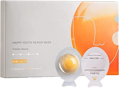 Leave-in Collagen Firming Mask Anti Aging Moisturizing Egg Skin Care Mask Lifting Firming Sleeping Facial Mask Portable Packaging for Women & Men von BIERDAN