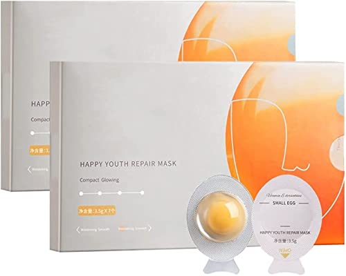 Leave-in Collagen Firming Mask Anti Aging Moisturizing Egg Skin Care Mask Lifting Firming Sleeping Facial Mask Portable Packaging for Women & Men von BIERDAN