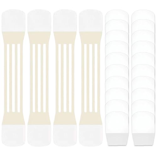 4 Stück + 20 Gesichts- Und Halslifting-Aufkleber, Loses Hautstraffungsband Anheben, Unsichtbares Facelifting-Klebeband, Um Ein V-Förmiges Gesicht Zu Erzeugen Und Das Doppelkinn Zu Verbessern. von BIFHIG