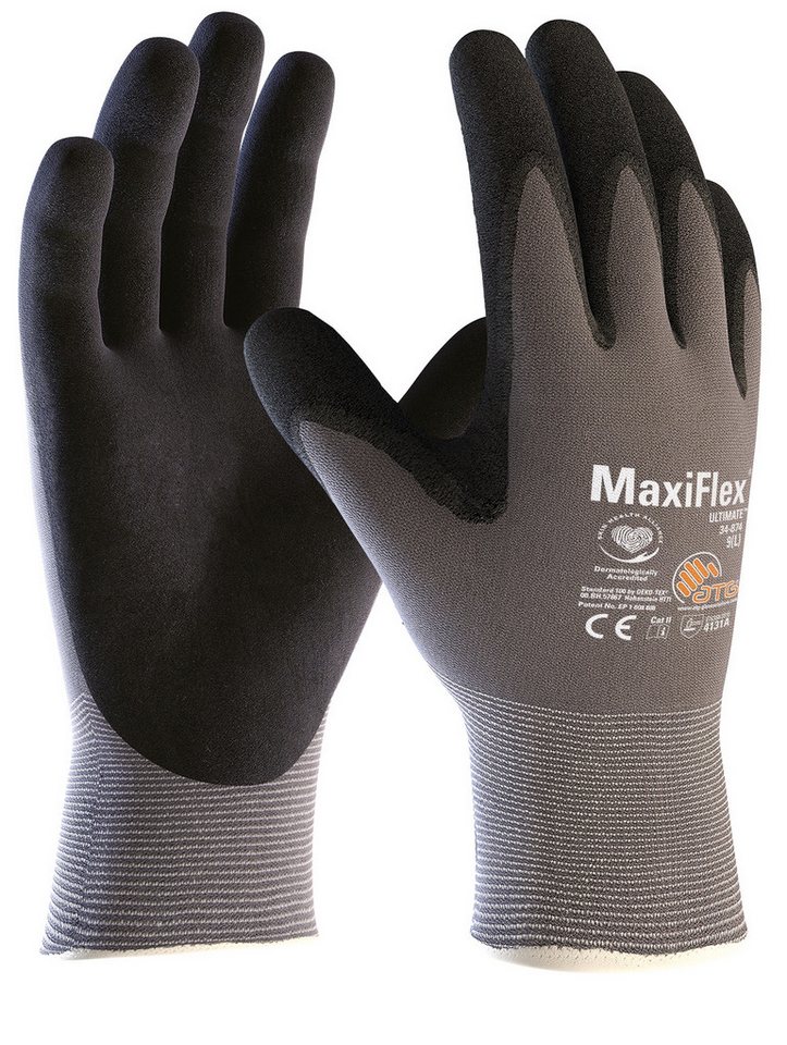 BIG Arbeitsschutz Arbeitshandschuhe MaxiFlex® Ultimate™ Nylon-Strickhandschuhe (34-874) 12 von BIG Arbeitsschutz
