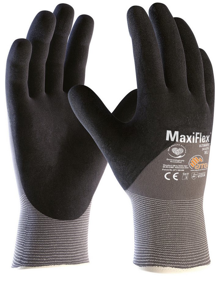 BIG Arbeitsschutz Arbeitshandschuhe MaxiFlex® Ultimate™ Nylon-Strickhandschuhe (34-875) 10 von BIG Arbeitsschutz
