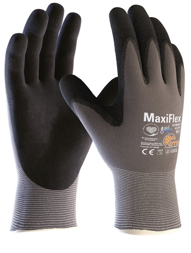 BIG Arbeitsschutz Arbeitshandschuhe MaxiFlex® Ultimate™ ist ein Montagehandschuh, der für trockene Umgebu von BIG Arbeitsschutz