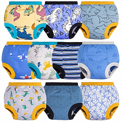 BIG ELEPHANT 10er Pack Baby Trainingshose - Saugfähige Töpfchen Unterwäsche Kleinkinder für Jungen und Mädchen von BIG ELEPHANT