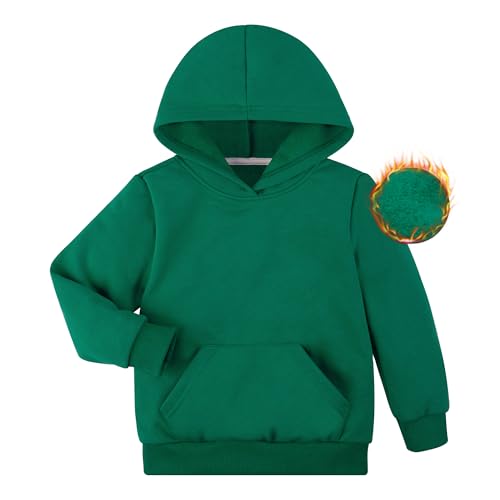 BIG ELEPHANT Jungen Kapuzenpullover mit Fleecefutter – Langarm Hoodie mit Tasche, Warm & Weich für Kinder von BIG ELEPHANT