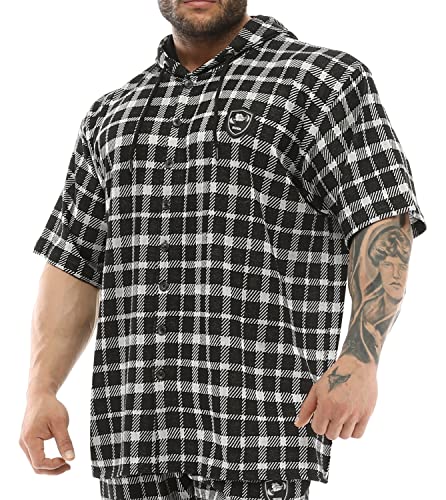 BIG SAM SPORTSWEAR COMPANY Herren Oversize Hooded Active Shirt, schwarz, XX-Large BIG SAM SPORTSWEAR COMPANY Herren Oversize Hooded Active Shirt, schwarz, XX-Large von BIG SAM SPORTSWEAR COMPANY