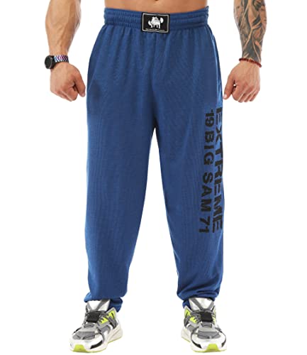 BIG SAM SPORTSWEAR COMPANY Herren-Sweathose mit Taschen, lockere Passform, Sporthose, Saxophon, X-Groß von BIG SAM SPORTSWEAR COMPANY