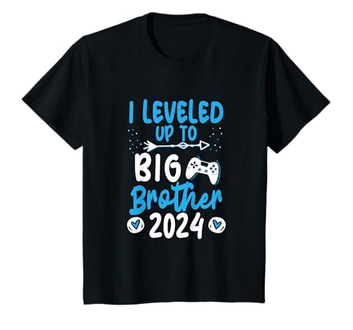 Kinder Leveling up to Big Brother 2024 Funny Gamer Vintage Kids T-Shirt Kinder Leveling up to Big Brother 2024 Funny Gamer Vintage Kids T-Shirt von Big Brother T-Shirt