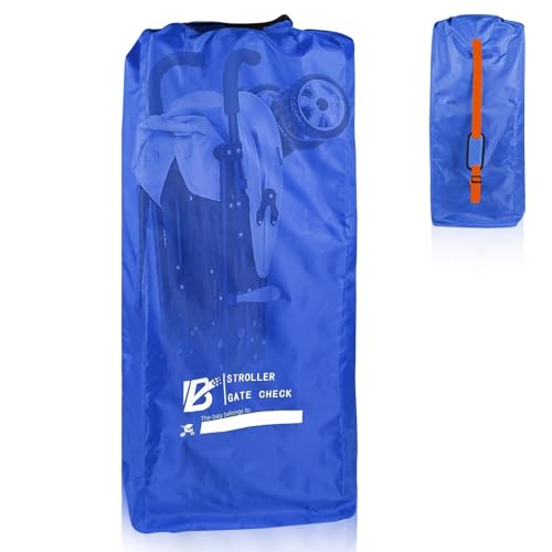 BIGCOON Regenschirm Kinderwagen Reisetasche für Flugzeug Gate Check blau von BIGCOON