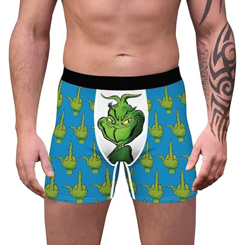 BIGFOX Herren Lustige Boxershorts Male Underpant Witziges Geschenk für Ihre Männer (L) von BIGFOX