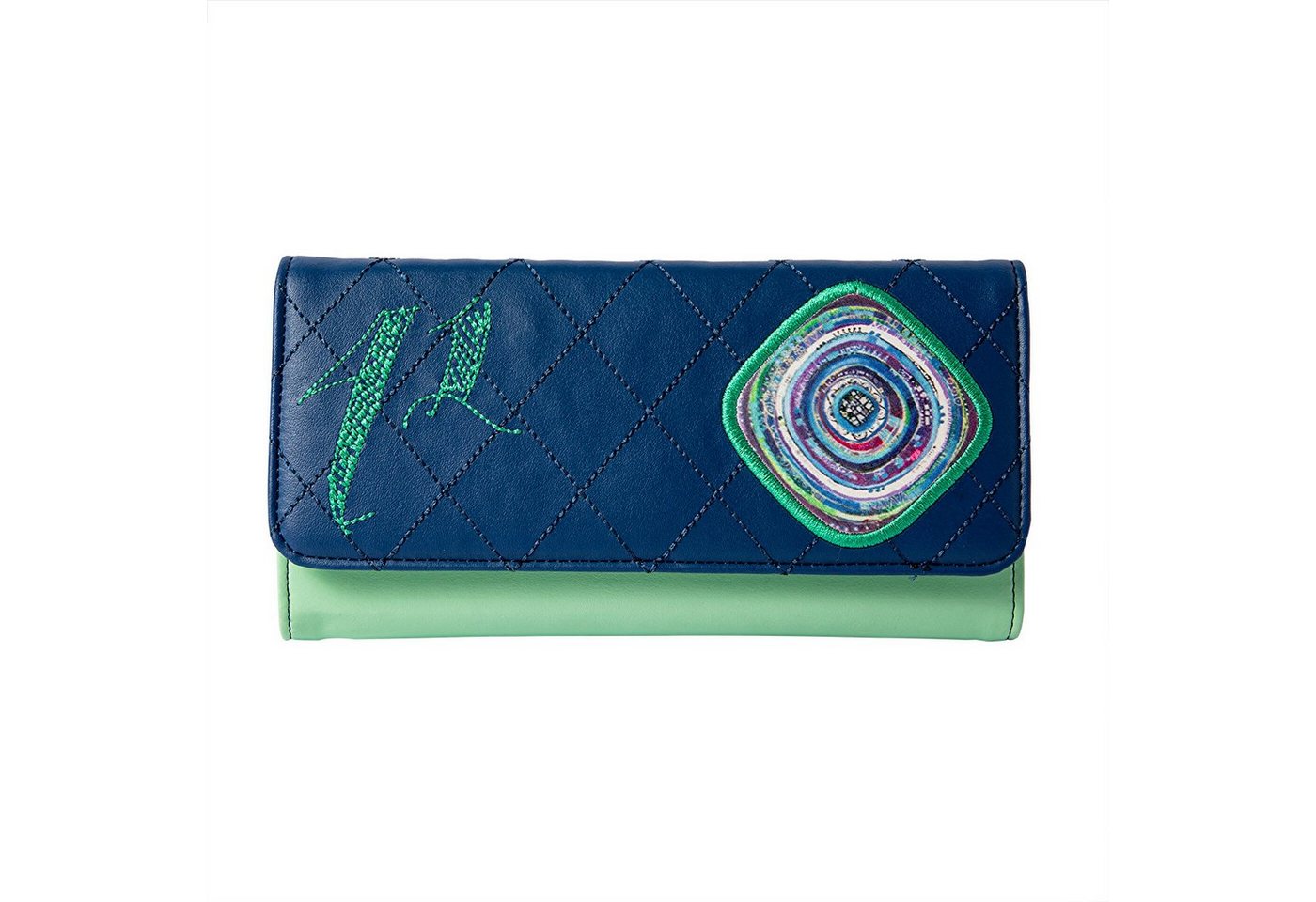 BIGGDESIGN Geldbörse Biggdesign Evil Eye Damen Portemonnaie, Geldbörsen, 12 Kartenfächer (1-tlg) von BIGGDESIGN