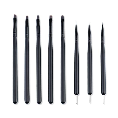 8 Stück/Set Nägel Art Liner Pinsel Set Nägel Pinsel Maniküre Zeichnen Pinsel Praktische Nägel Kunst Kits für Frauen von BIGULA