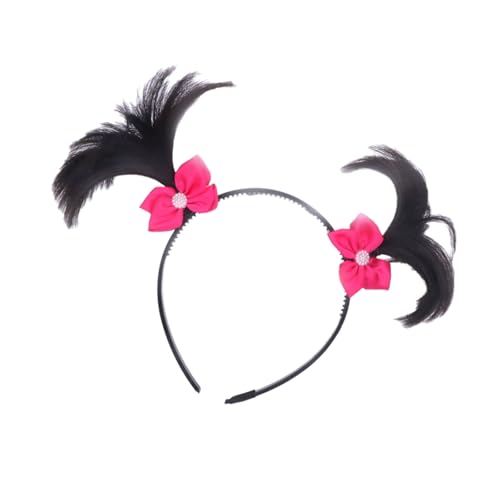 Einzigartige Kinder-Haarzöpfe mit Schmetterlingsschleifen, Haar-Accessoires, weich, bequem, Kinderperücke, Verlängerung für Mädchen im Alter von 3 bis 10 Jahren von BIGULA