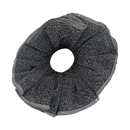 Glitzernde Haargummis für Frauen, Hochsteckfrisuren, elastische Haarringe, dunkle Haargummis, Pferdeschwanz-Haarhalter von BIGULA