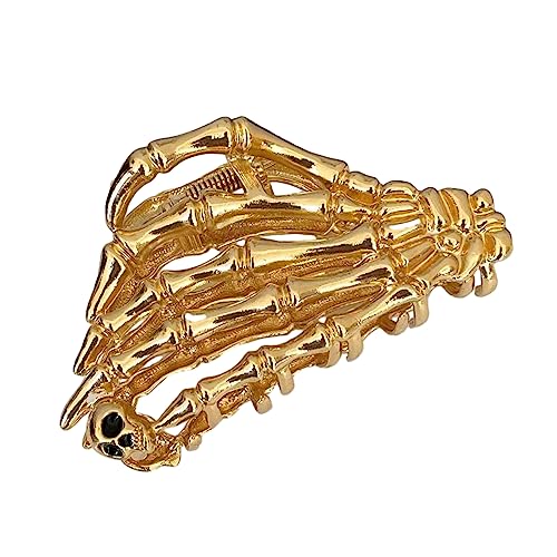 Vielseitige Haarspangen, Haarklammern, starker Halt, Punk, coole Skelett-Hand-Clips von BIGULA