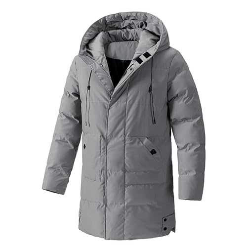 BIISDOST Daunenjacke Herren Leicht Mit Kapuze Winterjacke Ultraleichte Warmer Wintermantel Winddicht Dicke Winterjacken Mit Reißverschlüssen Wattierte Übergangsjacke mit Abnehmbarer Kapuze BIISDOST Daunenjacke Herren Leicht Mit Kapuze Winterjacke Ultraleichte Warmer Wintermantel Winddicht Dicke Winterjacken Mit Reißverschlüssen Wattierte Übergangsjacke mit Abnehmbarer Kapuze von BIISDOST