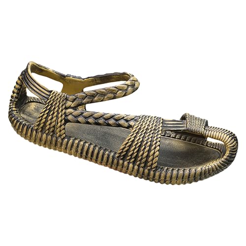 BIISDOST Herren Sandalen Sport Sommer Strand Hausschuhe Schieben Outdoor Remote Hausschuhe Sandalen Wasserdichte Schuhe Herren 44 (Bronze, 41) von BIISDOST