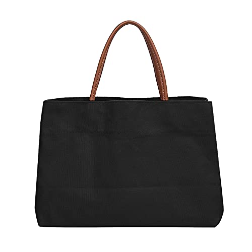 BIISDOST Hersteller kundenspezifische einfache Canvas-Handtasche Canvas-Aufbewahrungstasche mit hoher Kapazität Laufhosen Damen Mit Taschen (BK1, One Size) von BIISDOST