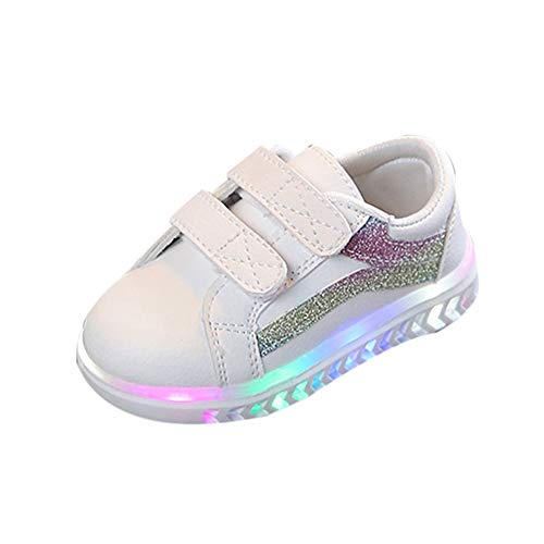 BIISDOST Kinder Schuhe Sneakers Mädchen Turnschuhe Freizeitschuhe mit Klettverschluss rutschfest Sportschuhe Laufschuhe Jungen TurnschläPpchen Walkingschuhe rutschfest Flache Outdoorschuhe von BIISDOST