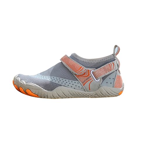 BIISDOST Leichte Badeschuhe für Damen und Herren, Tauch- und Strandschuhe, Outdoor-Barfuß-Tauchschuhe, Schwimmen, Waten, Strandschuhe, Regenstiefel Damen Schuhe Gesundheit (Grey, 41) von BIISDOST