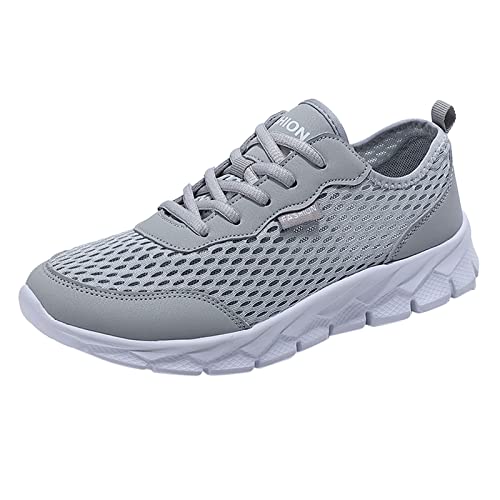 BIISDOST Mode Sommer Herren Mesh-Atmungsaktiv komfortabler Leichtgewicht Schuhe Herren Retro 13 (Grey, 39) von BIISDOST