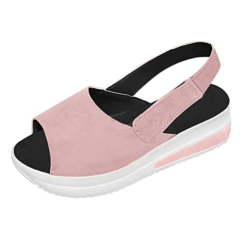 BIISDOST Plateau Sandalen Damen Schwarz - Sportsandalen Keilsandalen Sommer Strandsandalen Flache Sandalen mit Plateau Keilsandaletten Offener Zeh Fischmund Sommersandalen Flache Sandalen BIISDOST Plateau Sandalen Damen Schwarz - Sportsandalen Keilsandalen Sommer Strandsandalen Flache Sandalen mit Plateau Keilsandaletten Offener Zeh Fischmund Sommersandalen Flache Sandalen von BIISDOST