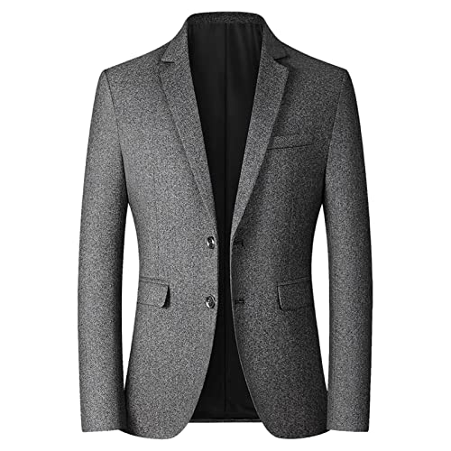 Blazer Herren Sakkos-Anzugjacken Sommersakko Atmungsaktiv Anzugjacke Business-Anzugjacken Herrenmantel Sommer AnzüGe & Sakkos Sportlich Sakko Freizeitanzug üBergangsjacke Blazerjacke Herrenjacke von BIISDOST