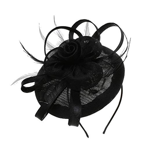 Frauen eleganten Hutgurt Blumenparty-hat Haar-Clip-Haarbügel-Zubehör Lauf Zubehör Damen von BIISDOST