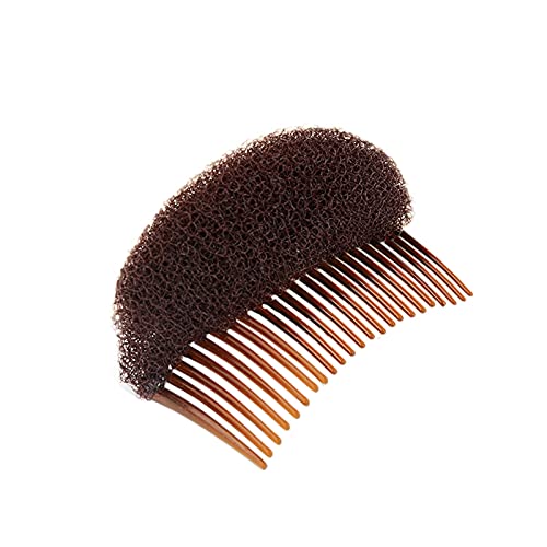 Haarspangen Färben Schmuckverbinder Erhöhendes geschwollenes Haar Haarnadel Kamm Erhöhen Prinzessin Haarnadel Weibliches Haar Haarspange Schmuck Geschenk Schwarzlicht Schmuck (Coffee, One Size) von BIISDOST