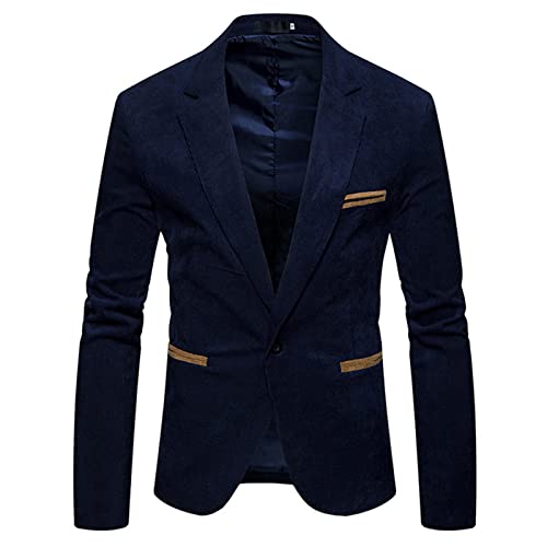 Herren Sakko Blazer Slim Fit Männer Sakko Anzug Regular Fit Modern Basic Sportlich Reverskragen Anzugjacke Anzüge Freizeit Jackett Sportsakko Hochzeitsanzug Winterjacken für Business Hochzeit von BIISDOST