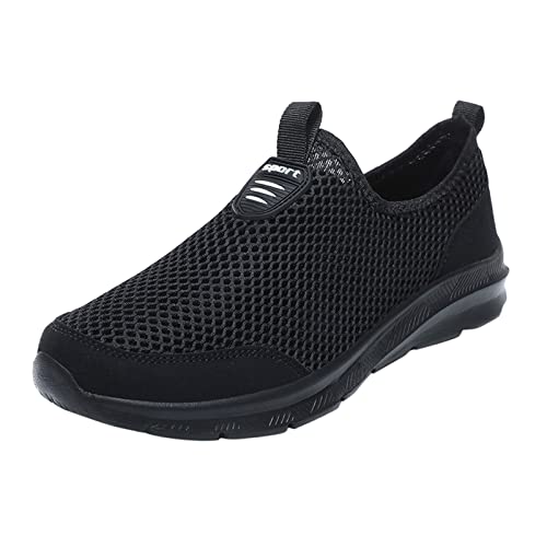 Herren-Sneaker, Leichte Outdoor-Wanderschuhe, Anti-Rutsch Turnschuhe Weiche Sohle Sportschuhe Walkingschuhe atmungsaktive Herrenschuhe Arbeitsschuhe Trekkingschuh Laufschuhe Sportlich Sommerschuhe von BIISDOST