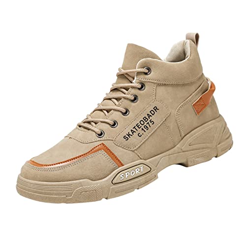 K Schuhe Herren Sneaker Herren Schuhe Angebote Herrenschuhe Freizeitschuhe für Herren im Herbst und Winter Warme Arbeitskleidung Freizeitschuhe Schuhe Herren 48 Schwarz Schuhe Herren (Khaki, 43) von BIISDOST