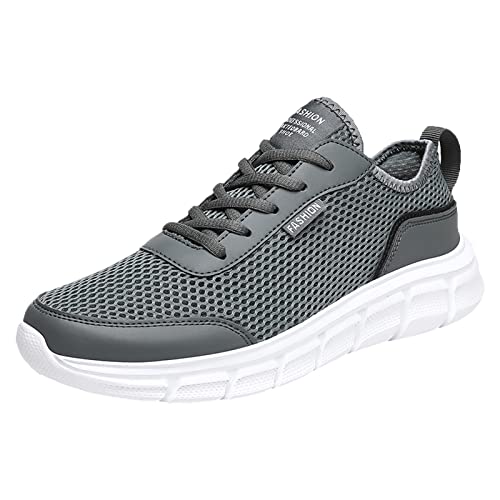 Männer Sportschuhe, Modische Turnschuh, rutschfest Laufschuhe, Praktische Schuhe, Einfache Walkingschuhe, Leicht Outdoorschuhe, Weichen Sohlen Walkingschuhe, Superbequem Walking Shoes von BIISDOST