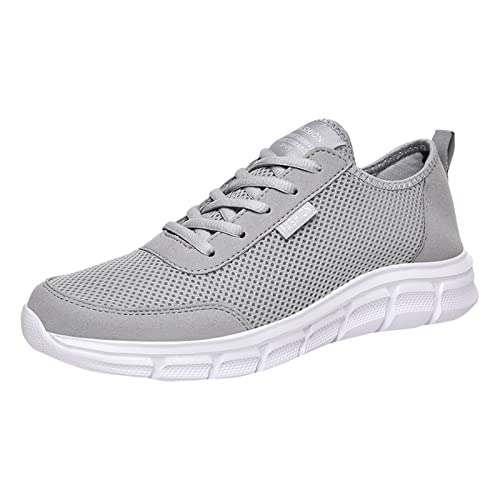 Schuhe Herren Laufschuhe Flach Sneaker Outdoor Sportschuhe Casual Turnschuhe Männer Joggingschuhe Atmungsaktiv Running Shoes rutschfest Freizeitschuhe Fitness Schuhe Bequeme Sneakers von BIISDOST