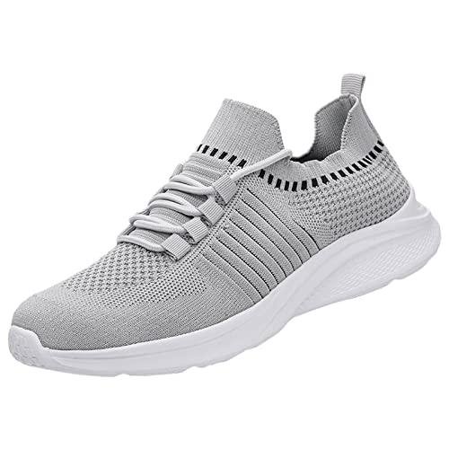 Sommer Laufschuhe Männer: Turnschuhe Casual Freizeitschuhe Leichte Joggingschuhe Slip-On Sportschuhe Atmungsaktive Trekkingschuhe Outdoor Schuhe Weichen Sohlen Sneakers Alltägliche Shoes von BIISDOST