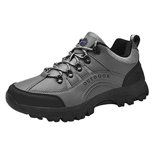 Wanderschuhe Herren Trekkingschuhe Outdoor Schuhe Wasserfeste Shoes rutschfeste Sportschuhe Atmungsaktiv Sneakers Leicht Laufschuhe Anti-Slip Sportschuhe Einfache Trekkingschuhe Bequem Schuhe von BIISDOST