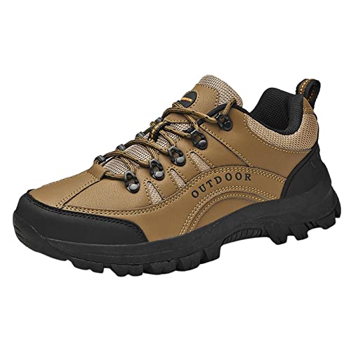 Wanderschuhe Herren Trekkingschuhe Outdoor Schuhe Wasserfeste Shoes rutschfeste Sportschuhe Atmungsaktiv Sneakers Leicht Laufschuhe Anti-Slip Sportschuhe Einfache Trekkingschuhe Bequem Schuhe von BIISDOST