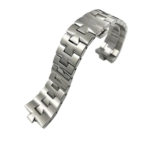 BIK 24 mm Edelstahl-Armband, 7 mm, 8 mm, Schnellverschluss-Armbänder, Uhrenarmbänder für VACHERON CONSTANTIN(8mm Silver) von BIK