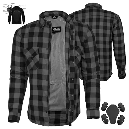 Bikers Gear Australia Herren Flannel Hemd Grau Kariert L Langarm Button-Down-Kragen Fassmanschette Sport Motorradfahren Geb. XL Bikers Gear Australia Herren Flannel Hemd Grau Kariert L Langarm Button-Down-Kragen Fassmanschette Sport Motorradfahren Geb. XL von BIKERS GEAR AUSTRALIA PHILLIP ISLAND BG