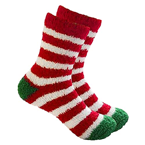 BIKETAFUWY Socken Ohne Gummi Herren Bedruckte Socken Warmes Zuhause Süße bequeme Socken Damensocken Weihnachtssocken Der Socken Herren 46-50 von BIKETAFUWY