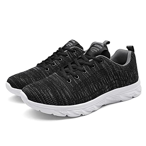 Herren-Sportschuhe, Running, Sport, aus Strick, orthopädisch, leicht, Sommer, Wanderschuhe, Walking, Sneaker, Herren, Sicherheitsschuhe, Sneaker, Turnschuhe und Sportschuhe, 01 Grey, 43 EU Herren-Sportschuhe, Running, Sport, aus Strick, orthopädisch, leicht, Sommer, Wanderschuhe, Walking, Sneaker, Herren, Sicherheitsschuhe, Sneaker, Turnschuhe und Sportschuhe, 01 Grey, 43 EU von BIKETAFUWY