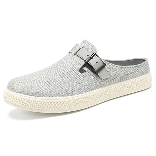 Pantoletten und Clogs aus Segeltuch, für Herren, Sommer, bequem, orthopädisch, Walking, flach, Sneaker, offen, leicht, atmungsaktiv, Slip on Komfort, Hausschuhe, Sneaker, ohne Schnürsenkel, Hausschuhe Pantoletten und Clogs aus Segeltuch, für Herren, Sommer, bequem, orthopädisch, Walking, flach, Sneaker, offen, leicht, atmungsaktiv, Slip on Komfort, Hausschuhe, Sneaker, ohne Schnürsenkel, Hausschuhe von BIKETAFUWY