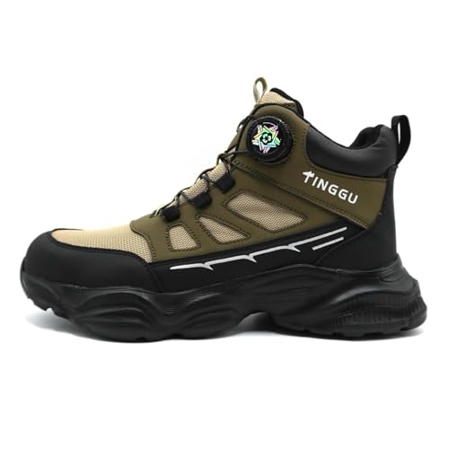 Sicherheitsschuhe für Herren und Damen, rutschfest, Arbeitsschuhe, aus atmungsaktivem Netzstoff, hohe Sneaker, Sommer, bequem, Wanderschuhe, Wanderschuhe, Wanderschuhe, Wanderschuhe, Stiefel, Sneakers Sicherheitsschuhe für Herren und Damen, rutschfest, Arbeitsschuhe, aus atmungsaktivem Netzstoff, hohe Sneaker, Sommer, bequem, Wanderschuhe, Wanderschuhe, Wanderschuhe, Wanderschuhe, Stiefel, Sneakers von BIKETAFUWY