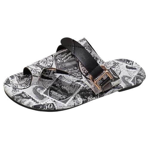 pantoletten damen Peep Toe Freizeitschuhe Anti-Rutsch Damenschuhe Hausschuhe Lightweight Strandschuhe für Urlaub Camping und Reisen Bohemian Sommerschuhe Komfortables Plateausandalen von BIKETAFUWY