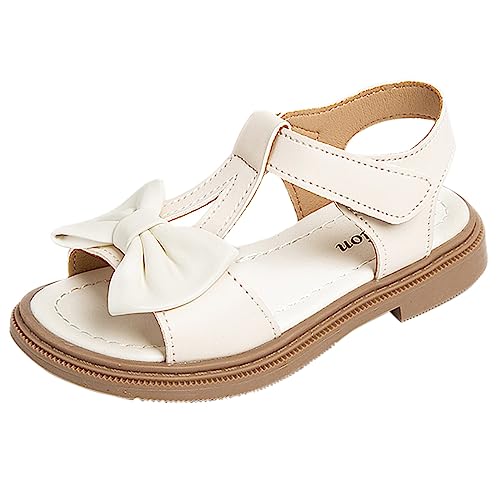 sandalen mädchen 22 Plateausandalen Sommersandalen mit Klettverschluss Peep Toe Prinzessin Schuhe Strandsandalen Elegant Abendschuhe Bohemian Sandaletten Schmetterling Freizeitschuhe von BIKETAFUWY