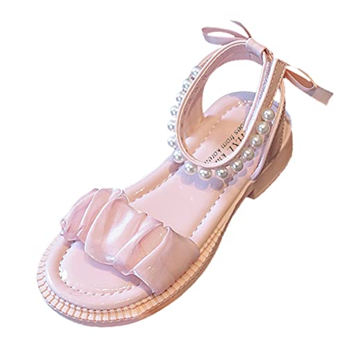 sandalen mädchen 27 Plateausandalen Sommersandalen mit Klettverschluss Peep Toe Strandsandalen Prinzessin Schuhe Elegant Glänzenden Abendschuhe Schmetterling Freizeitschuhe Bohemian Sandaletten von BIKETAFUWY